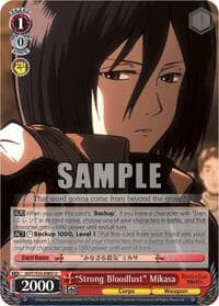 "Strong Bloodlust" Mikasa