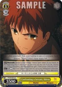 Confronting a Servant, Shirou