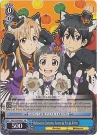 Halloween Costume, Asuna & Yui & Kirito