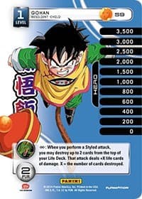 Gohan - Resilient Child (Rainbow Parallel Foil)