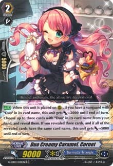 Duo Creamy Caramel, Cornet (Black)