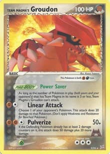 Team Magma's Groudon - 9/95 (EX Team Magma vs Team Aqua)