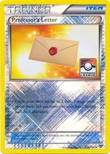 Professor's Letter - 123/146 (Pokemon League)