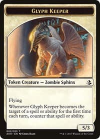 Glyph Keeper // Warrior Double-Sided Token