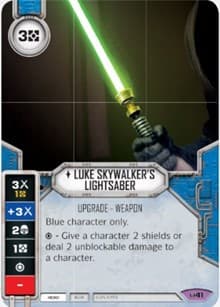 Luke Skywalker's Lightsaber (Card Only)
