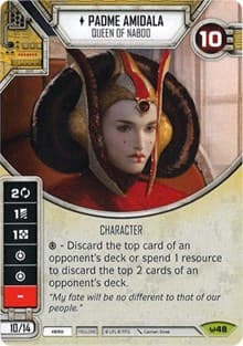 Padme Amidala - Queen of Naboo (Card Only)