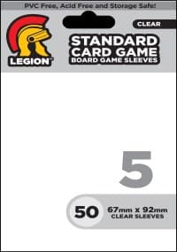 Clear Board Game Sleeves - Standard Card Game (50-Pack)