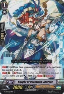 Knight of Pulsation, Starius