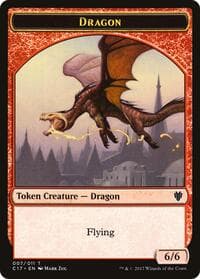 Dragon (007) // Gold Double-Sided Token