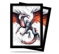 Black Dragon Standard Size Deck Protector by Mauricio Herrera (50-Pack)