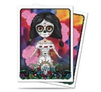 Dia De Los Muertos Doll Standard Size Deck Protector Sleeves (50-Pack)