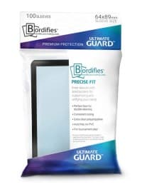 Double Matte Sleeve - Bordifies Precision-fit Black (100-Pack)