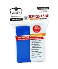 Double Matte Sleeve - Supreme Sleeves Japanese Size Matte Blue (60-Pack)