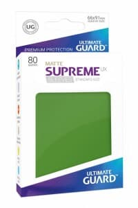 Double Matte Sleeve - Supreme UX Sleeves Green (80-Pack)