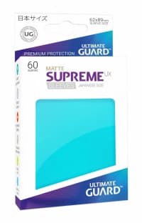 Double Matte Sleeve - Supreme UX Sleeves Japanese Aquamarine (60-Pack)