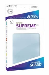 Double Matte Sleeve - Supreme UX Sleeves Japanese Clear (60-Pack)