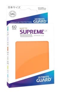 Double Matte Sleeve - Supreme UX Sleeves Japanese Orange (60-Pack)