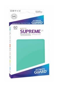 Double Matte Sleeve - Supreme UX Sleeves Japanese Turquoise (60-Pack)