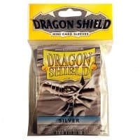 Dragon Shield Japanese Sleeves - Silver (50-Pack)