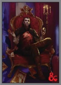 Dungeons and Dragons Count Strahd von Zarovich Standard Sized Deck Protector Sleeves (50-Pack)