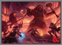 Dungeons and Dragons Fire Giant Standard Sized Deck Protector Sleeves (50-Pack)