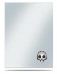 Emoji: Skull Standard Sleeve Covers (50-Pack)
