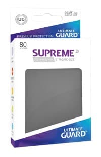 Gloss Sleeve - Supreme UX Sleeves Dark Grey (80-Pack)