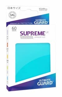 Gloss Sleeve - Supreme UX Sleeves Japanese Aquamarine (60-Pack)