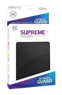 Gloss Sleeve - Supreme UX Sleeves Japanese Black (60-Pack)