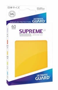 Gloss Sleeve - Supreme UX Sleeves Japanese Yellow (60-Pack)