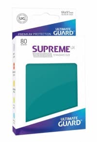 Gloss Sleeve - Supreme UX Sleeves Petrol Blue (80-Pack)