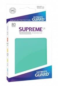 Gloss Sleeve - Supreme UX Sleeves Turquoise (80-Pack)