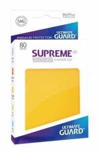 Gloss Sleeve - Supreme UX Sleeves Yellow (80-Pack)