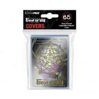 Gold Magic Circle Sleeve Covers for Force of Will with Moonbreeze's Memoria Promo (65-Pack)