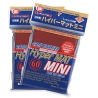 KMC Card Barrier - Hyper Matte Mini - Red (60-Pack)
