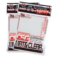 KMC Card Barrier Series: Character Guard Oversleeves - Matte Clear (60-Pack)