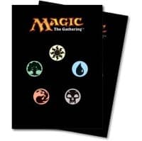Mana Symbols Standard Deck Protectors for Magic (80-Pack)
