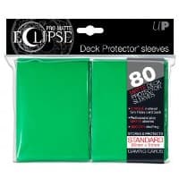 PRO-Matte Eclipse Standard Deck Protector Sleeves - Green (80-Pack)