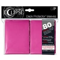 PRO-Matte Eclipse Standard Deck Protector Sleeves - Pink (80-Pack)
