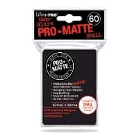 PRO-Matte Small Deck Protectors - Black (60-Pack)