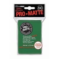 Pro-Matte Standard Deck Protectors - Green (50-Pack)