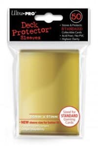 Standard Deck Protectors - Gold (50-Pack)