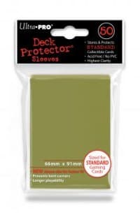 Standard Deck Protectors - Metallic Gold (50-Pack)