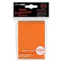 Standard Deck Protectors - Orange (50-Pack)