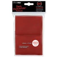 Standard Deck Protectors - Red (100-Pack)