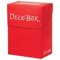 Solid Color Deck Box - Red