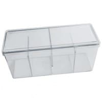 Dragon Shield Storage Box with 4 compartments - Clear (Holds 200+)