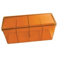 Dragon Shield Storage Box with 4 compartments - Orange (Holds 200+)