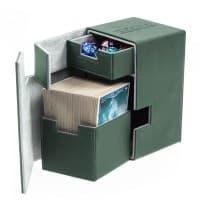 Flip 'n' Tray Deck Case XenoSkin - Green (Holds 100+)