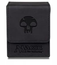 Flip Box - Black Mana for Magic with Matte Finish